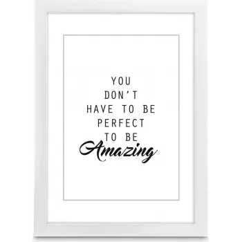 Hama Chiaro Plastic Picture Frame, White, 10 x 15 cm 00193274