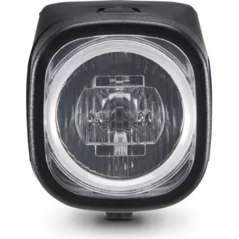 Hama Front Bicycle Light LED, Rechargeable, USB-C, StVZO-Approved, 2 Modes, Black