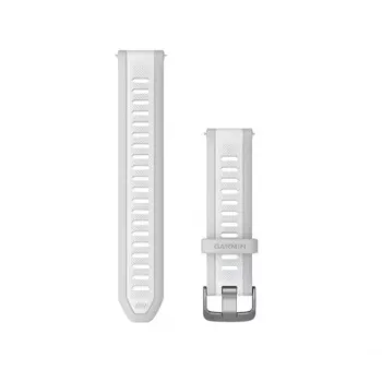 HAMA Garmin 20mm Quick Release Silicone Watch Band in Mist Grey/Whitestone