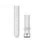 HAMA Garmin 20mm Quick Release Silicone Watch Band in Mist Grey/Whitestone