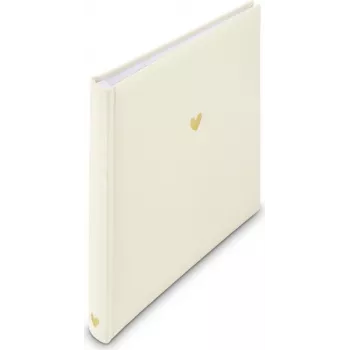 Hama Heart Book-Bound Photo Album, 25x25 cm, 50 White Pages 00007699