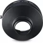 Hama Lens Adapter for Nikon F-Mount Lenses to C-Mount Cameras, Metal, Black (00030771)