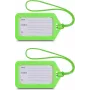 Hama Luggage Tag, 9 x 5 cm, 2-Pack, Green (00178162)
