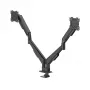 HAMA Monitor Mount for 2 Monitors, Gas Spring, Full Motion, 17-35 inch, Black (00220907)