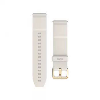 Hama NFC Payment Wristband, Contactless, for Watch/Smartwatch, 22 mm, Beige (00178660)