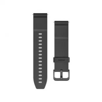 Hama NFC Payment Wristband for Watches and Smartwatches, 22 mm, Black 00178659