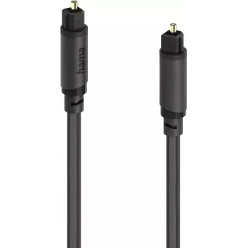 Hama Optical Audio Cable, Toslink Male to Toslink Male, 0.75 m, Black 00202015