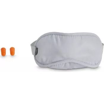 Hama Padded Sleep Mask with Two Earplugs, Grey (00178166)