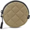 Hama Round Hard Case for In-Ear Headphones and Accessories with Carabiner, Beige 00231047