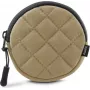 Hama Round Hard Case for In-Ear Headphones and Accessories with Carabiner, Beige 00231047