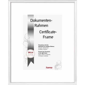 Hama Sevilla A4 Picture Frame White Polystyrene 21 x 29.7 cm 00061612