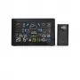 Hama Smart Weather Station with Outdoor Sensor, Thermometer, Hygrometer, Barometer, Wi-Fi, Black (00176675)