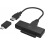 Hama USB 3.0 to SATA Adapter for 2.5 inch and 3.5 inch SSD and HDD Drives (00200761)