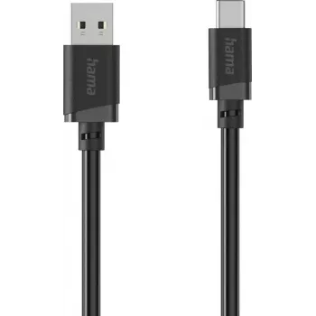 Hama USB-A to USB-C Cable, 0.5 m, Black (00201818)