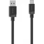 Hama USB-A to USB-C Charging & Data Cable, 1 m, Black 00201811