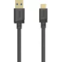 Hama USB-C Cable, USB-A to USB-C, USB 3.2 Gen1, 5 Gbit/s, 0.25 m, Black 00202004
