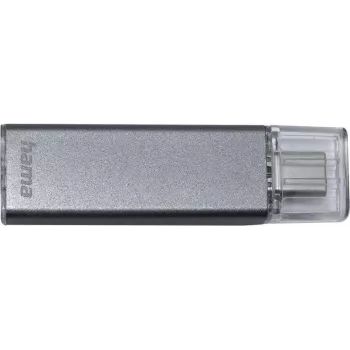 Hama USB-C Flash Drive Uni-C Classic 64 GB, USB 3.2 Gen 1, 70 MB/s, Anthracite 00182471