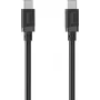 Hama USB-C to USB-C Charging Cable, 60 W Power Delivery, 0.5 m, Black 00201819