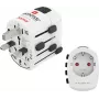 Hama World Travel Pro Universal Adapter, 3-Pole, 1500W, White 00223465
