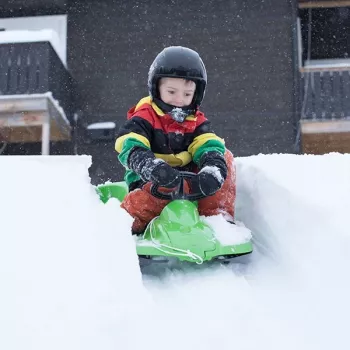 Hamax Sno Zebra Snow Racer Green Polyethylene