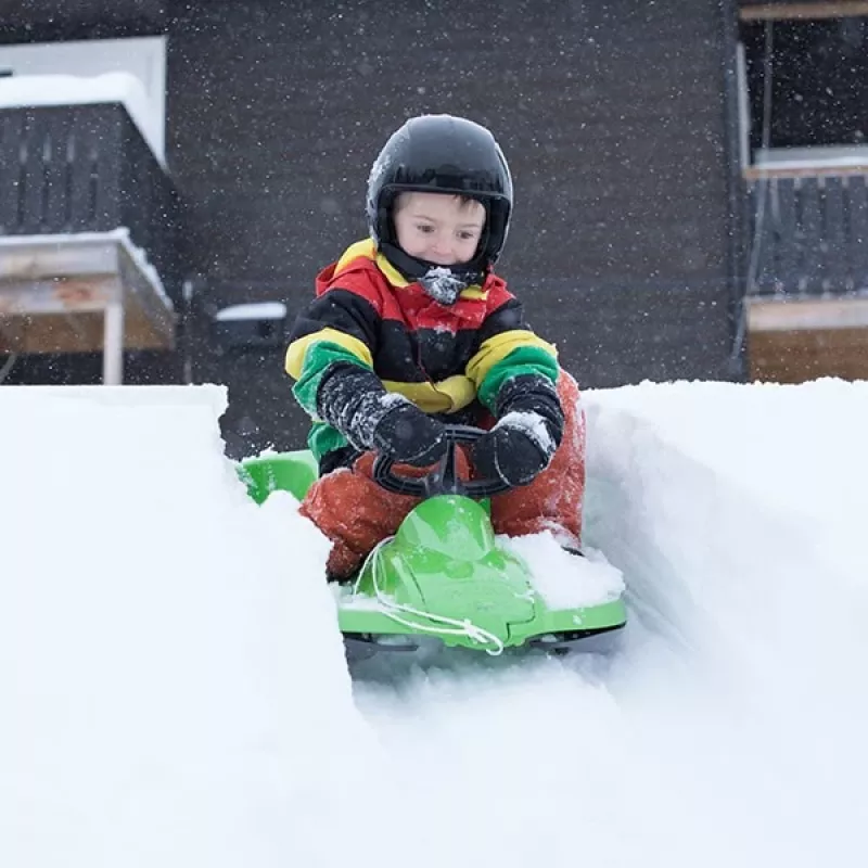 Hamax Sno Zebra Snow Racer Green Polyethylene