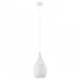Hanging Lamp E27 Glo Razoni 19 cm White