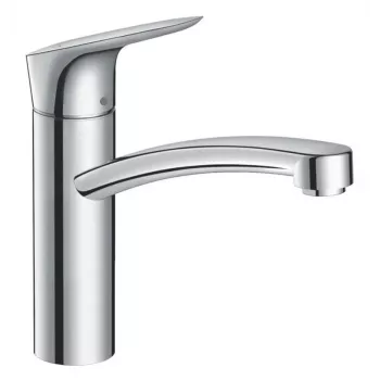 HANSGROHE Logis 160 Kitchen Mixer, Swiveling Spout, Chrome