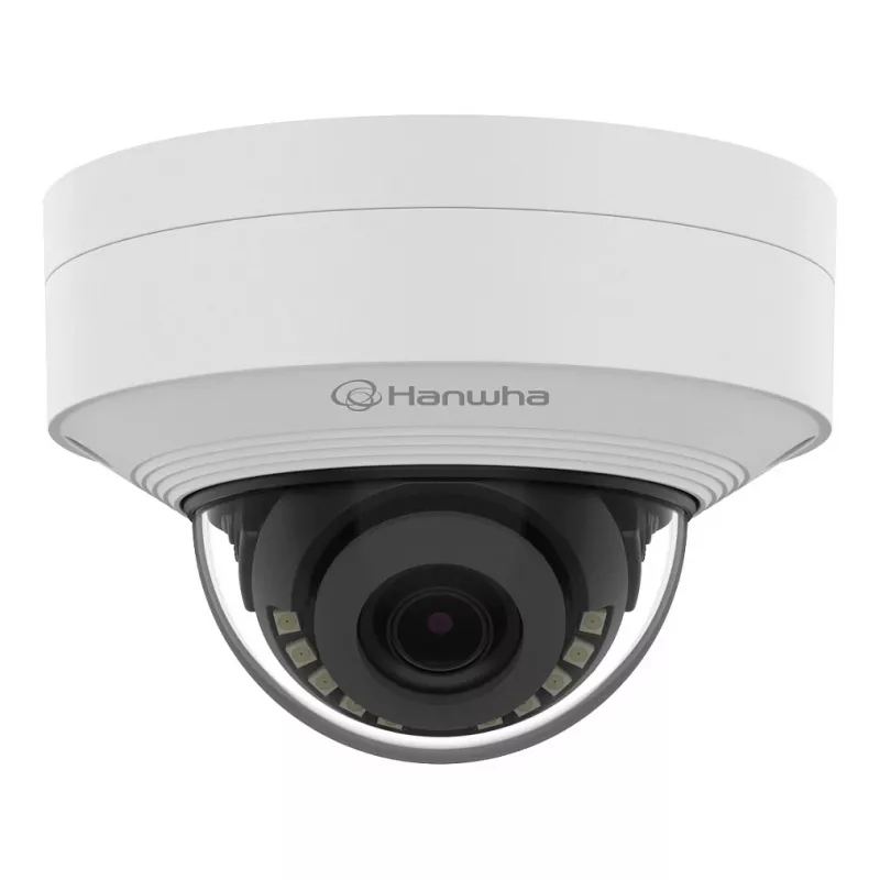 HANWHA QNV-C9011R 8MP IR Network Dome Camera, 3.0mm, AI, H.265, PoE, IP66, IK10