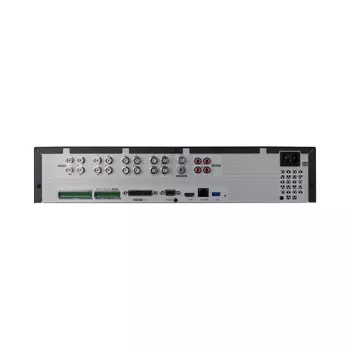 HANWHA WISENET HRX-1635 16-Channel Hybrid Video Recorder, 4K HDMI, 40TB Storage, H.265