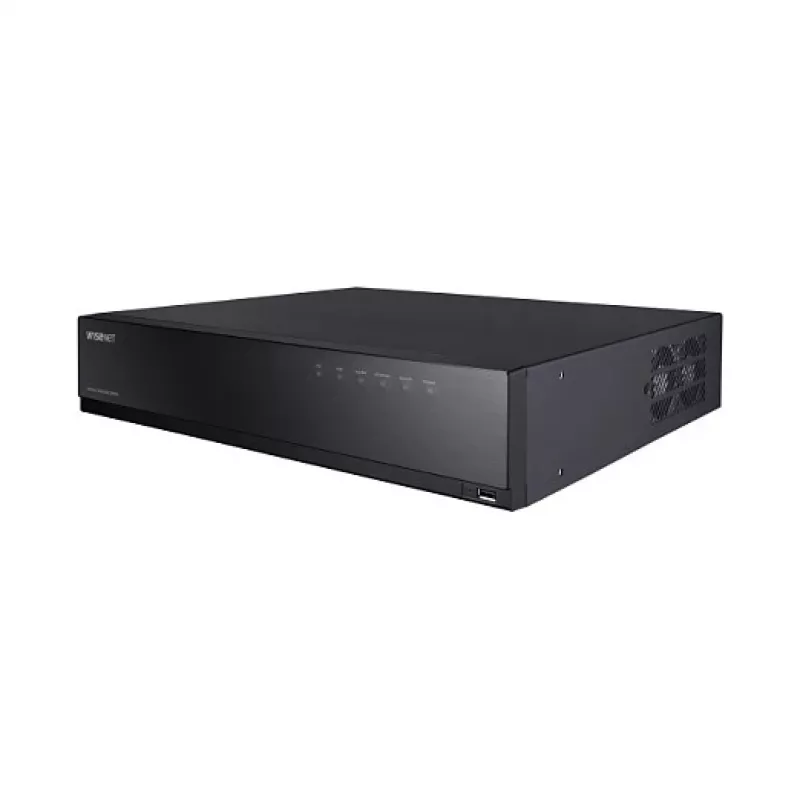 HANWHA WISENET HRX-1635 16-Channel Hybrid Video Recorder, 4K HDMI, 40TB Storage, H.265