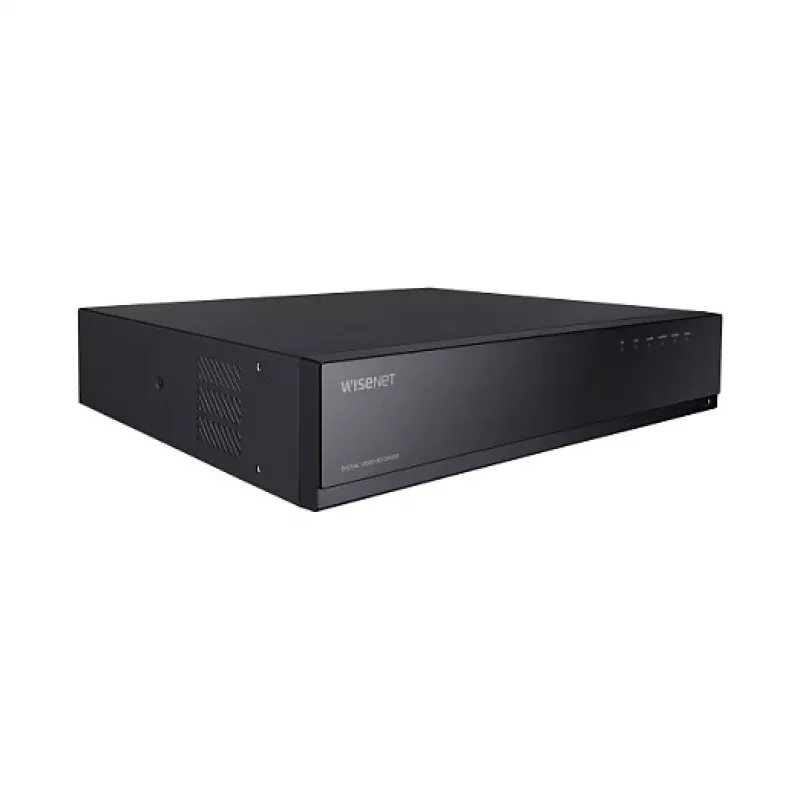 HANWHA WISENET HRX-1635 16-Channel Hybrid Video Recorder, 4K HDMI, 40TB Storage, H.265