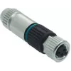 HARTING M8 Female 3-Pin Harax Quick-Lock Connector, Straight, IP67, 60V/4A, IDC Termination 21021512305