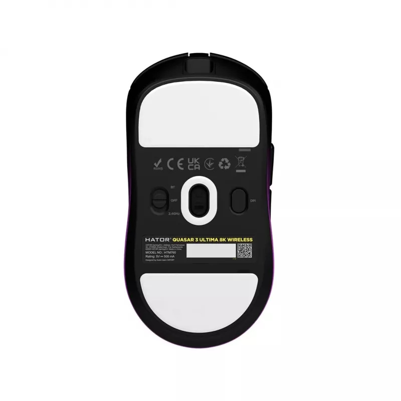 Hator Quasar 3 ULTIMA Wired Gaming Mouse Black-Purple
