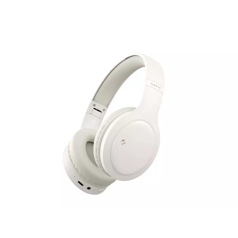 HAV H633BT Wireless On-Ear Headphones, Beige