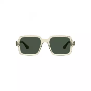 HAVAIANAS Unisex Manaus Sunglasses MANAUS-40G - Green Lens, Black Frame, 52/19/145 mm