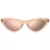 HAVAIANAS Women's PIPA-9R6 Rectangular Sunglasses - Black Frame, Grey Lens, UV400 Protection