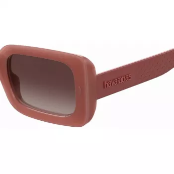 HAVAIANAS Women's Sampa-2LF Sunglasses - Black Frame, Grey Lens, 51mm