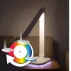 Hawk HWDL001WH LED Desk Lamp White, 7W Touch Dimmer, 3 Colour Temperatures, USB Charging Port