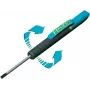 HAZET 805C-25 Clip Screwdriver with Slotted Tip 0.8 x 4.0 mm, 25 mm Blade, Ergonomic Multi-Component Handle, DIN ISO 2380-1