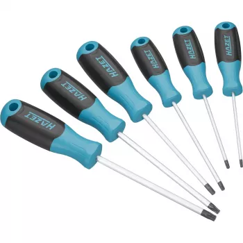 HAZET 811T/6 Workshop Screwdriver Set 6-Piece Internal TORX (TX10-TX30)