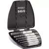HAZET 840/8 Screw Extractor Set M3 - M45, 8 Pieces, Left-Hand Spiral, High-Grade Tool Steel, in Plastic Case