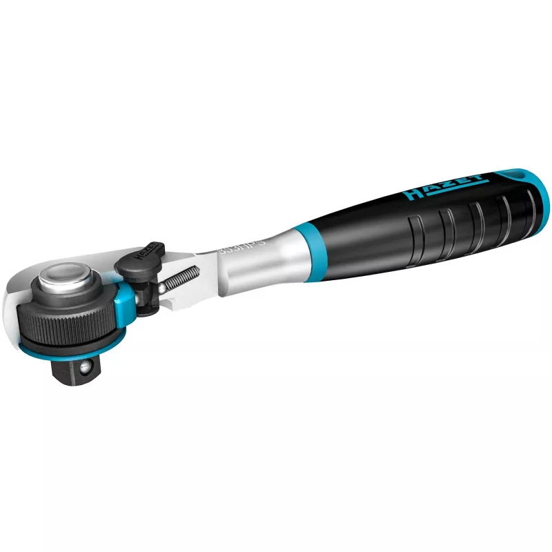 HAZET HiPer Fine-Tooth Reversible Ratchet 863HPS 1/4 Inch Drive 90 Teeth 115 mm