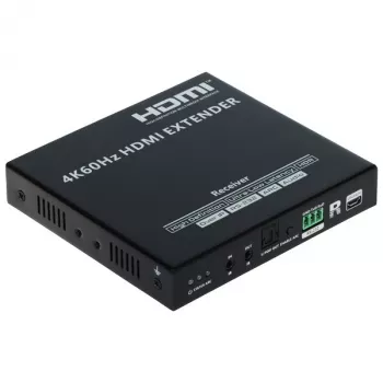 HDMI Extender Receiver 4K@60Hz 70m over CAT6/7 PoC IR