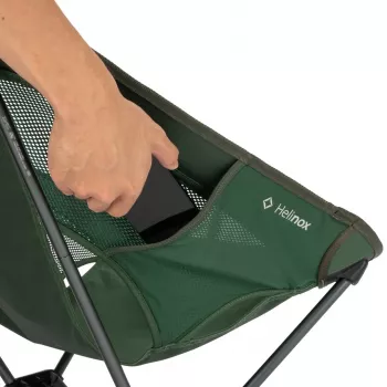 Helinox Chair One (re) Folding Camping Chair - Forest Green, Recycled 600D Polyester, DAC Aluminum Frame, 145 kg Capacity