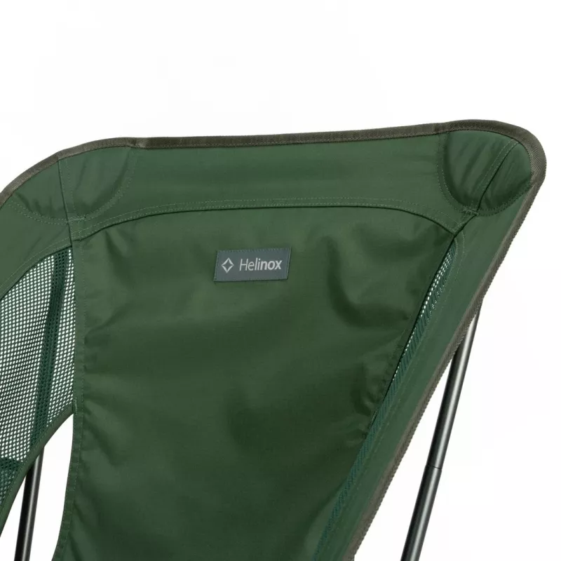 Helinox Chair One (re) Folding Camping Chair - Forest Green, Recycled 600D Polyester, DAC Aluminum Frame, 145 kg Capacity
