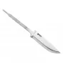 Helle Gaupe K310 Clinch Knife - Triple Laminated Stainless Steel, Curly Birch Handle, Leather Sheath