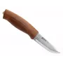 Helle Skog Knife with Curly Birch Handle and Leather Sheath