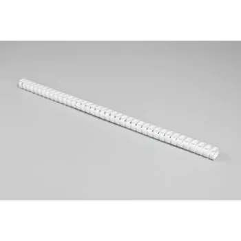HELLERMANNTYTON FLEX-20SK-PP-WH Spiral Binding Cable Management Sleeve, White, 20 mm, 25 m