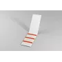 HellermannTyton HELASIGN Self-Laminating Cable Marker Labels, Red/Transparent, 19 x 38 mm, 60 Labels (10 Sheets of 6), PVC 598-31402