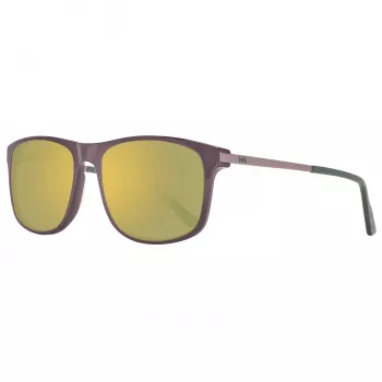 HELLY HANSEN HH5016-C02-56 Men's Sunglasses, Black Frame, Grey Lens, 56/18/140 mm